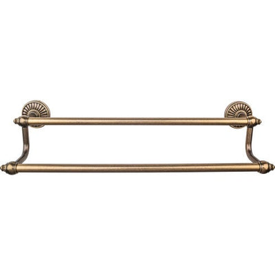 Top Knobs Tuscany Bath Towel Bar Double 18" in German Bronze