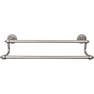 Top Knobs Tuscany Bath Towel Bar Double 24" in Pewter Antique