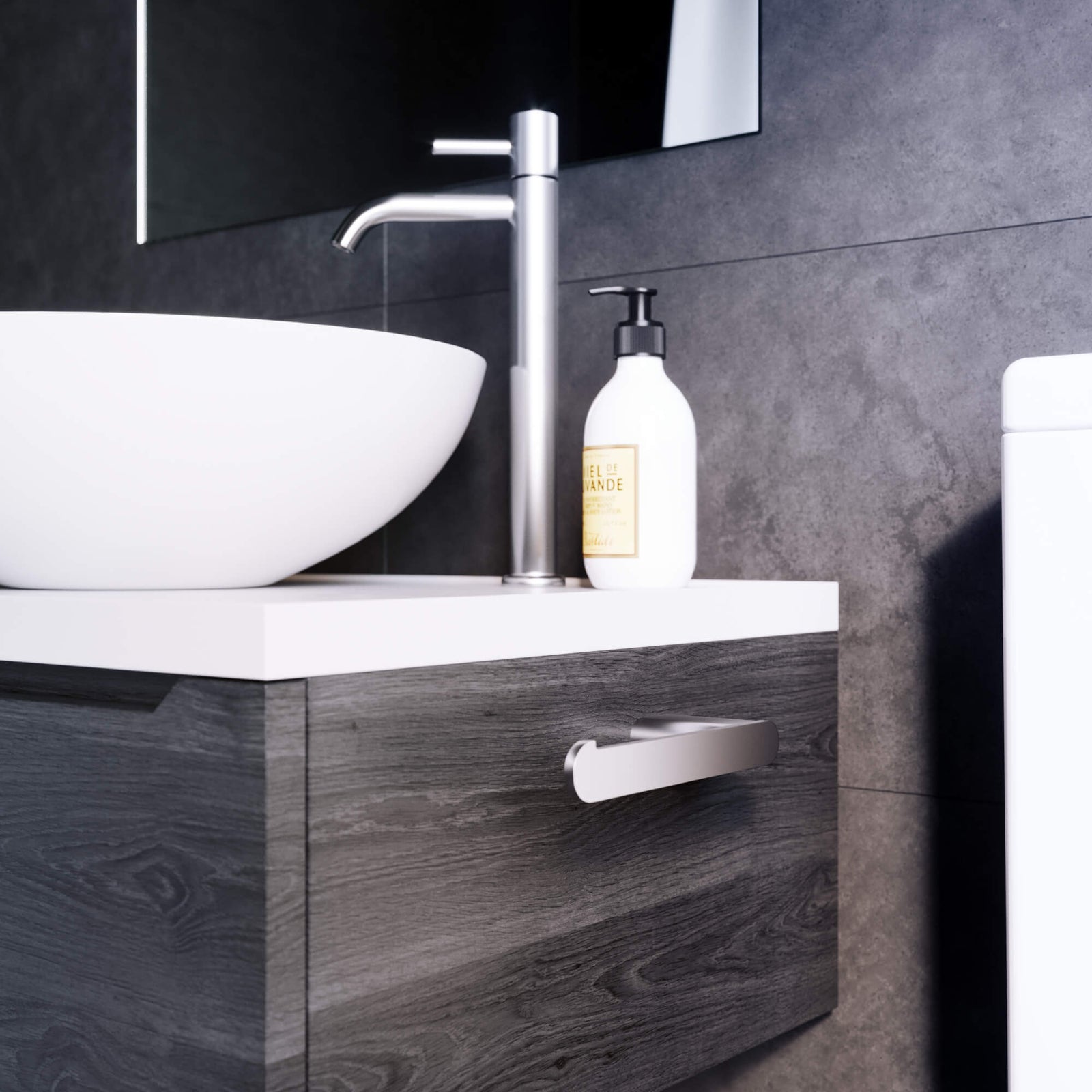 Flow Toilet Paper Holder (RH Post)