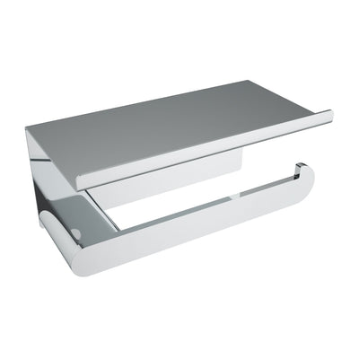 Flow Toilet Paper Holder With Shelf