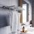 Crater Towel Shelf With Bar
