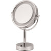 8.5" Double Sided Lighted Freestanding Mirror