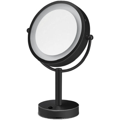 8.5" Double Sided Lighted Freestanding Mirror