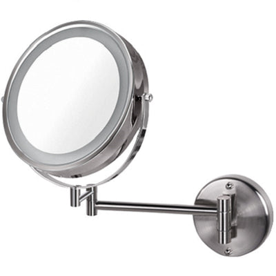 8.5" Double Sided Lighted Wall-Mounted Mirror