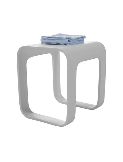 Shower Stool – Gloss White