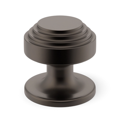 Armac Martin Victoria Stepped Cabinet Knob in 25mm / Dark Bronze