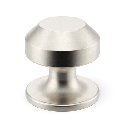 Armac Martin Victoria Plain Cabinet Knob in 25mm / Barrelled Nickel Plate