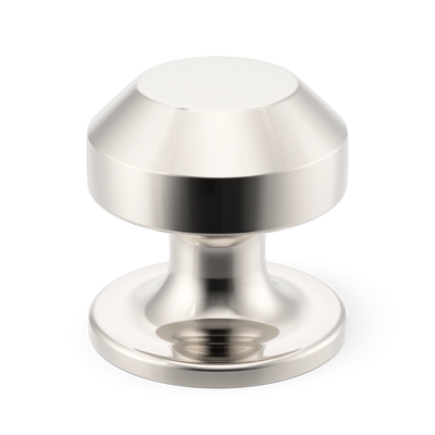 Armac Martin Victoria Plain Cabinet Knob in 25mm / Polished Nickel Plate
