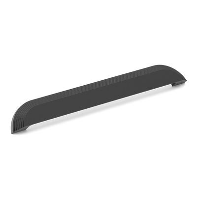Armac Martin Victoria Stepped Cup Pull Handle in 96mm / Matt Black Lacquered