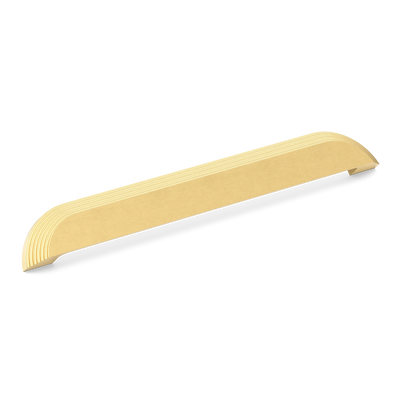 Armac Martin Victoria Stepped Cup Pull Handle in 96mm / Satin Brass Lacquered