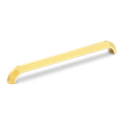 Armac Martin Victoria Stepped Appliance Pull Handle in 384mm / Polished Brass Lacquered