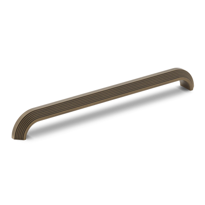 Armac Martin Victoria Stepped Appliance Pull Handle in 384mm / Satin Antique Satin Lacquered