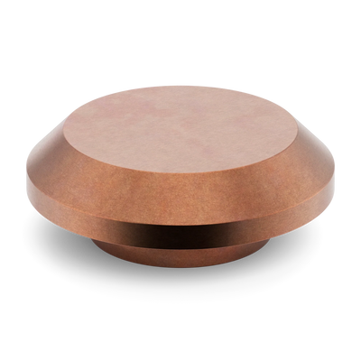 Armac Martin Victoria Plain Circular Pull Handle in 100mm / Aged Copper