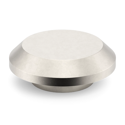 Armac Martin Victoria Plain Circular Pull Handle in 100mm / Barrelled Nickel Plate
