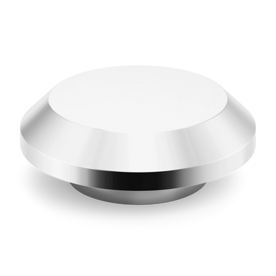 Armac Martin Victoria Plain Circular Pull Handle in 100mm / Polished Chrome Plate