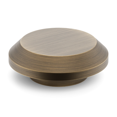 Armac Martin Victoria Plain Circular Pull Handle in 100mm / Satin Antique Satin Lacquered