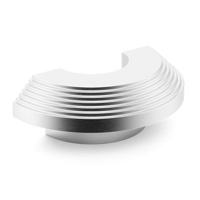 Armac Martin Victoria Stepped C-Pull Handle in 100mm / Satin Chrome Plate