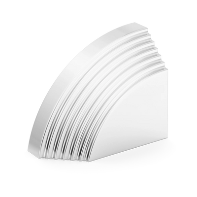 Armac Martin Victoria Left Handed Stepped Finger Cup Pull Handle in 38mm / Polished Chrome Plate