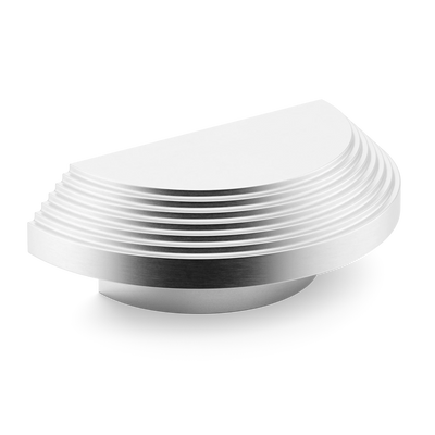 Armac Martin Victoria Stepped D-Pull Handle in 100mm / Satin Chrome Plate