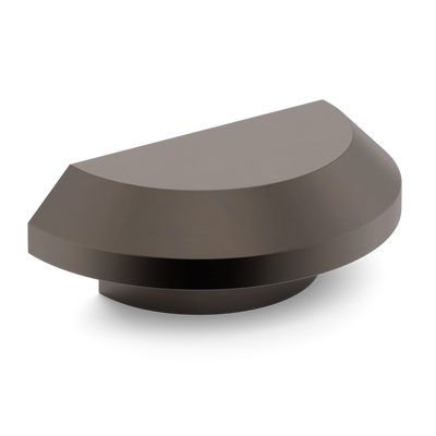 Armac Martin Victoria Plain D-Pull Handle in 100mm / Dark Bronze