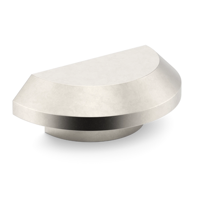 Armac Martin Victoria Plain D-Pull Handle in 100mm / Barrelled Nickel Plate