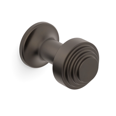 Armac Martin Victoria Stepped Robe Hook in 25mm / Dark Bronze