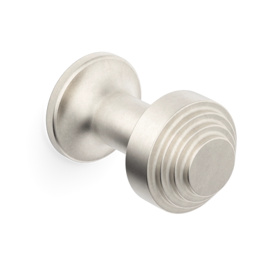 Armac Martin Victoria Stepped Robe Hook in 25mm / Barrelled Nickel Plate
