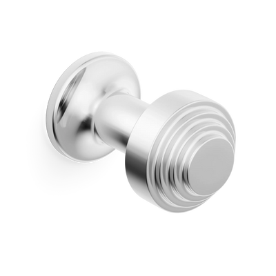 Armac Martin Victoria Stepped Robe Hook in 25mm / Polished Chrome Plate