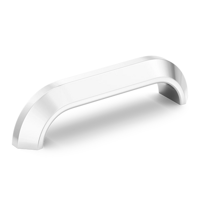 Armac Martin Victoria Plain Pull Handle in 96mm / Polished Chrome Plate