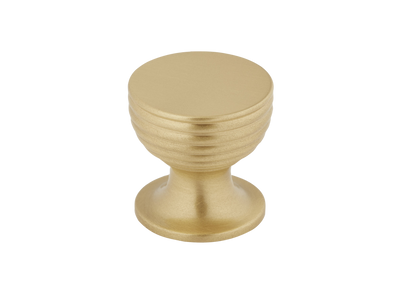 Armac Martin Aston Cabinet Knob in 25mm / Satin Brass Lacquered