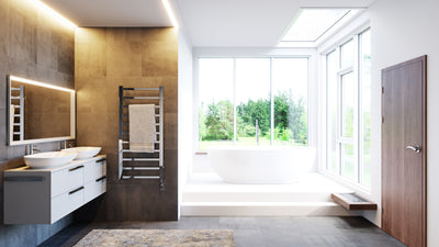 23.5"x50.5" Milano Electric Towel Warmer
