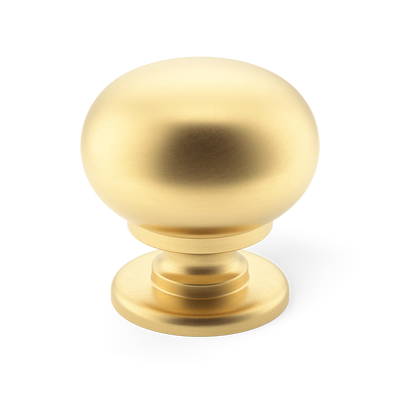 Armac Martin Withenshaw Cabinet Knob in 32mm / Satin Brass Unlacquered