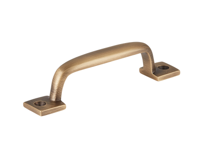 Armac Martin Washwood Cabinet Handle in 96mm / Satin Antique Satin Lacquered