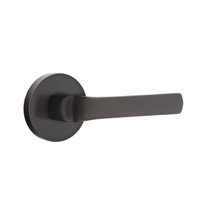 Emtek Spencer Lever with Disk Rosette in Oil Rubbed Bronze