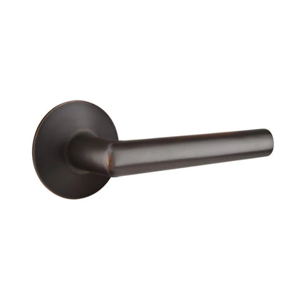 Emtek Stuttgart Lever with Modern Rosette in Oil Rubbed Bronze