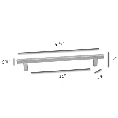 Grooved Appliance Bar Pull Series