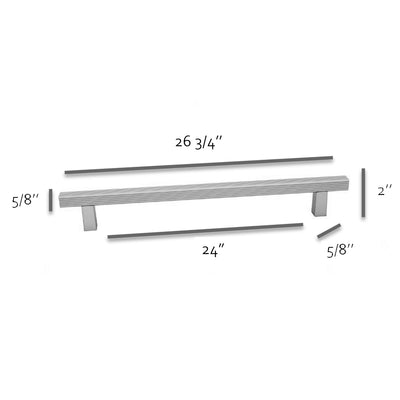 Grooved Appliance Bar Pull Series