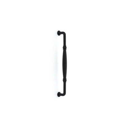 Emtek Tuscany Bronze Fluted 12" C-C Appliance Pull in Flat Black Bronze
