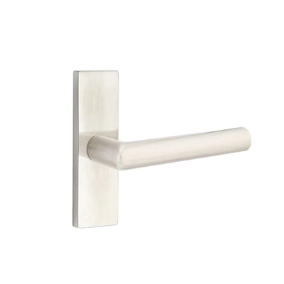 Emtek Stuttgart Lever with Stretto 1-1/2" x 5" in Satin Nickel