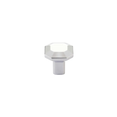 Emtek Riviera 1-1/4" Square Knob in Polished Chrome