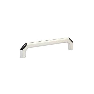 Emtek Riviera 6" C-C Pull in Polished Nickel