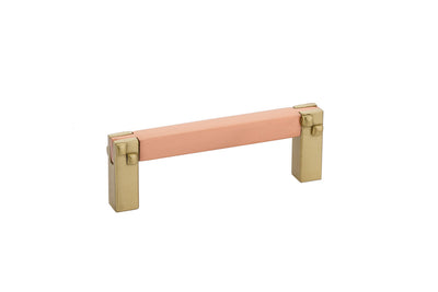 Emtek Mortise & Tenon 3" C-C Pull in Satin Brass