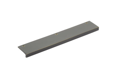 Emtek Rustic Modern 10-1/2" C-C Edge Pull in Medium Bronze