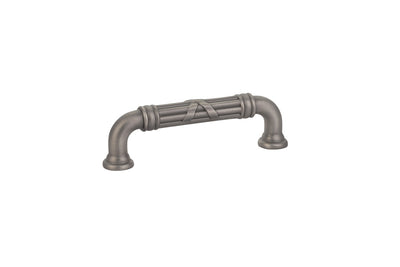 Emtek Ribbon & Reed 3-1/2" C-C Pull in Pewter