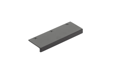Emtek Rustic Modern 4-1/2" C-C Edge Pull in Flat Black Bronze