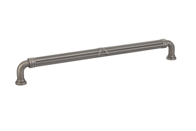 Emtek Ribbon & Reed 10" C-C Pull in Pewter