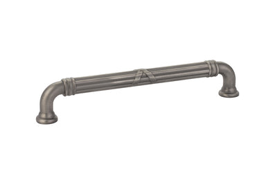 Emtek Ribbon & Reed 6" C-C Pull in Pewter