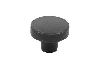 Emtek Rustic Modern 1-3/8" Round Knob in Flat Black Bronze