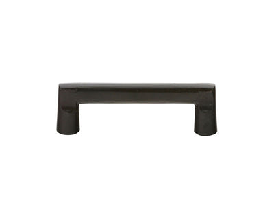 Emtek Sandcast Bronze Rail 3" C-C Pull in Flat Black Bronze