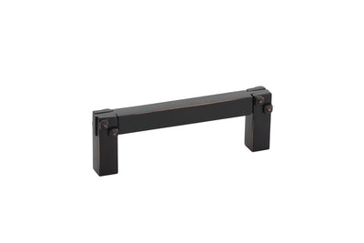 Emtek Mortise & Tenon 3" C-C Pull in Oil Rubbed Bronze
